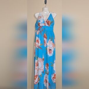 Floral Strappy Maxi Dress